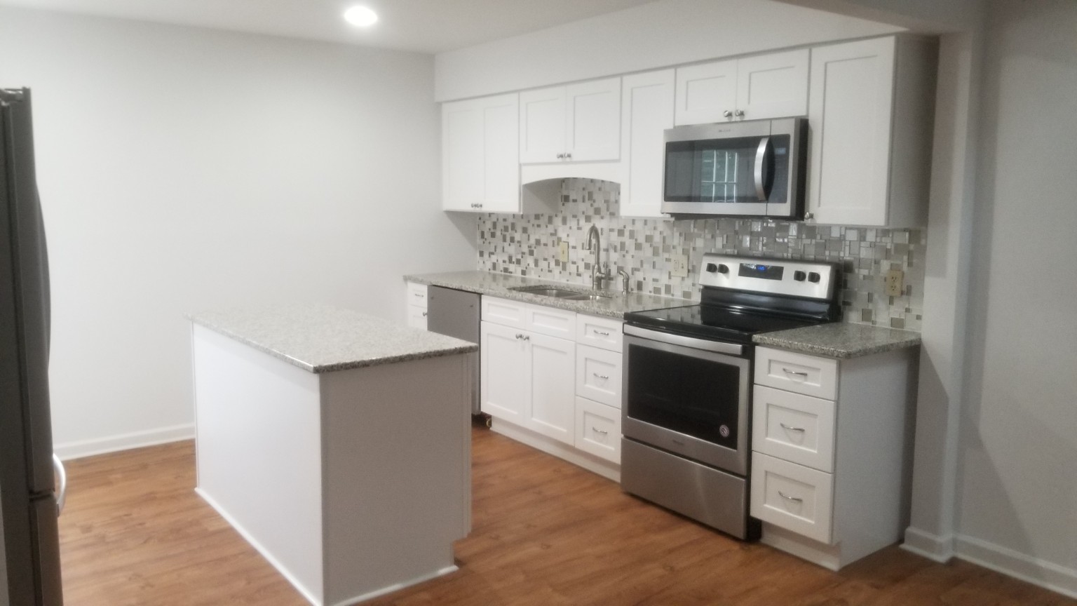 Kitchen renovation — cooking area after renovation